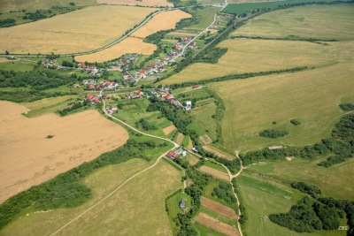 Letecké zábery obce Pusté Pole, foto 5 z 26