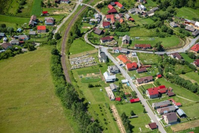 Letecké zábery obce Pusté Pole, foto 1 z 26